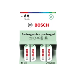 Bosch Genopladeligt forudladet batteri AA 2600mAh 4-blister