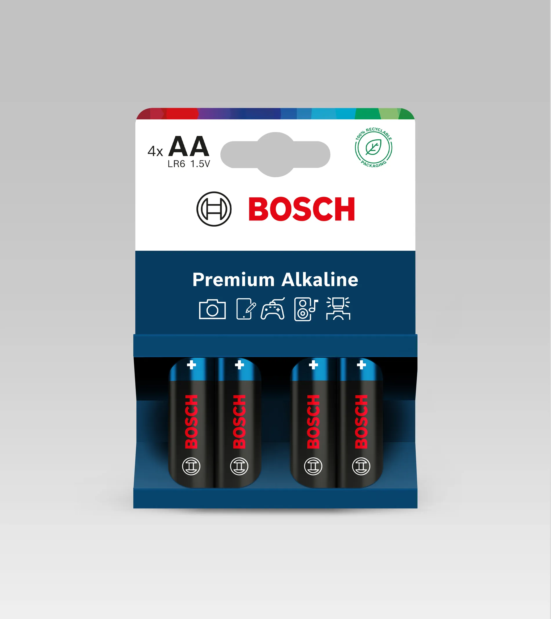 Bosch Premium Alkaline-batteri AAA