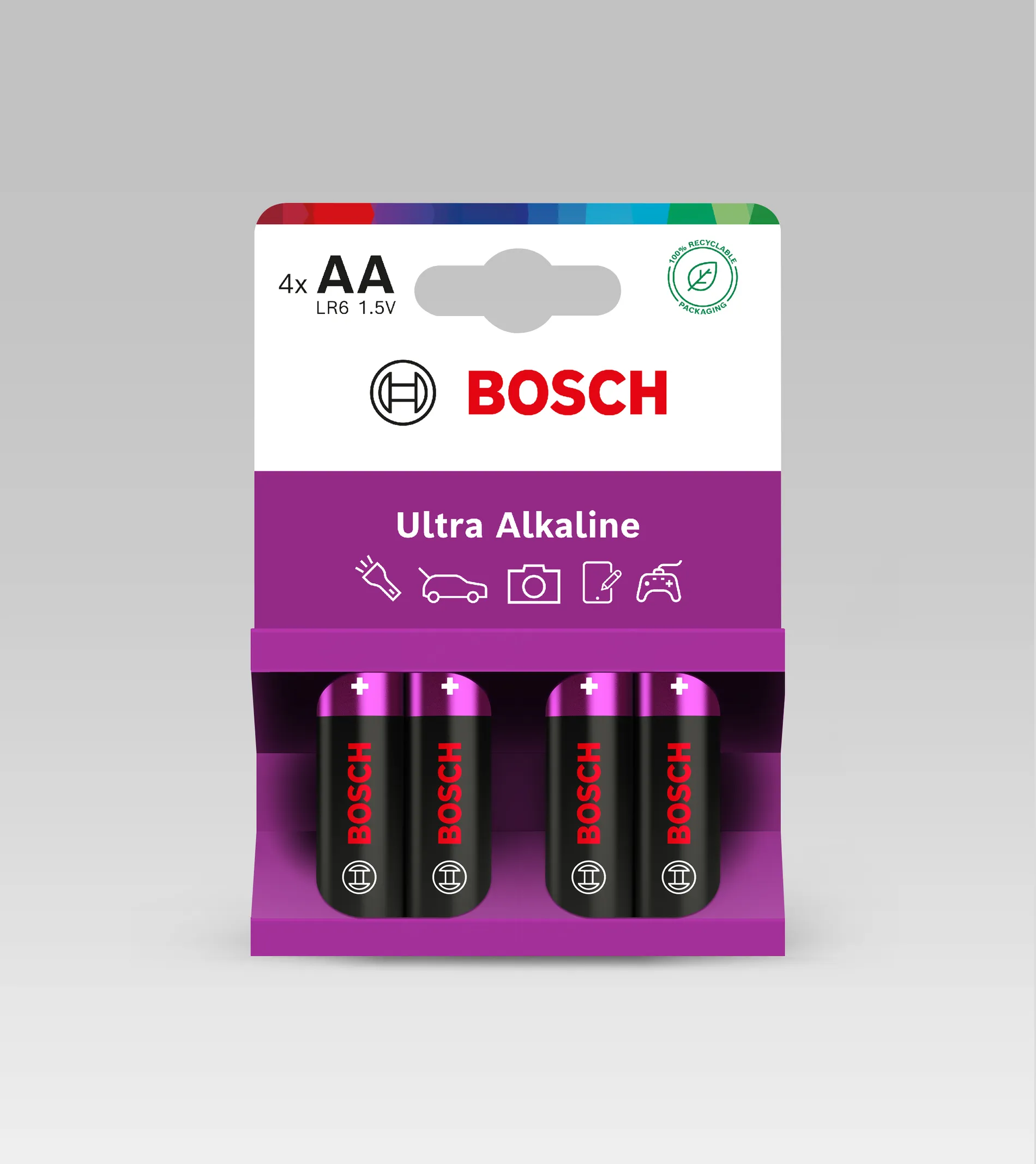 Bosch Ultra Alkaline-batteri AA 4-pak