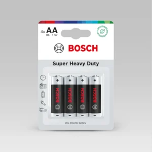 Bosch Super Heavy Duty-batteri AAA 4-folie