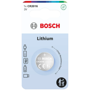 Bosch Lithium-knapcellebatteri CR2016