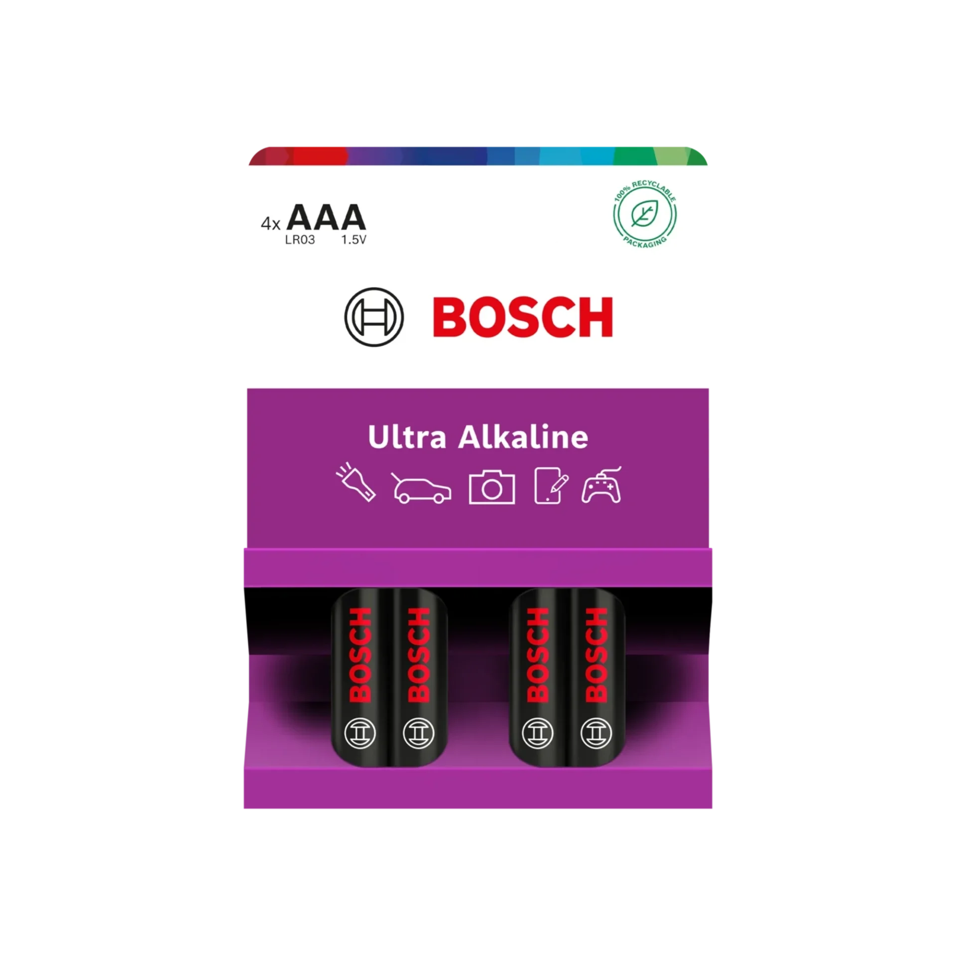 Bosch Ultra Alkaline-batteri AAA