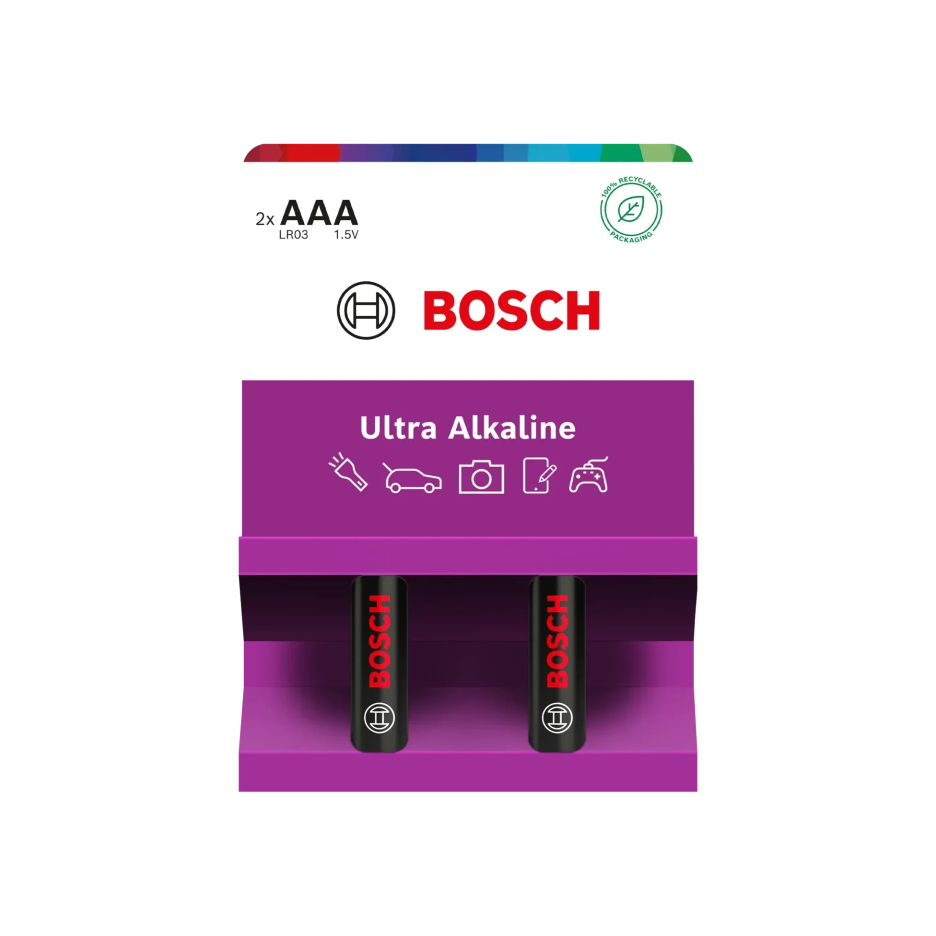Bosch Ultra Alkaline-batteri AAA