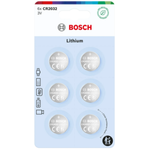 Bosch Lithium-knapcellebatterier CR2032