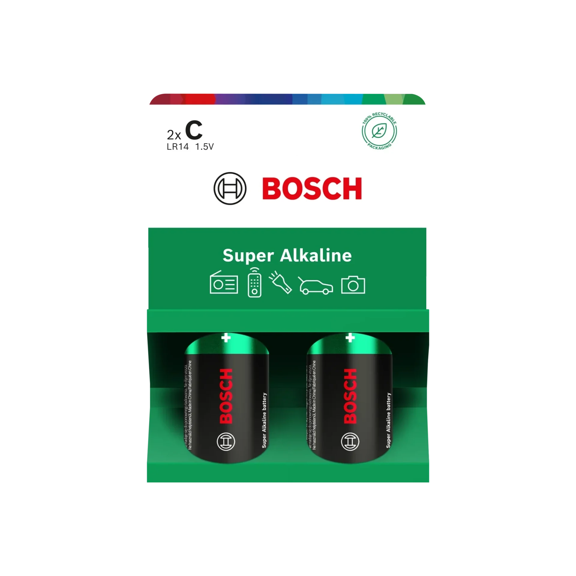 Bosch Super Alkaline-batteri C