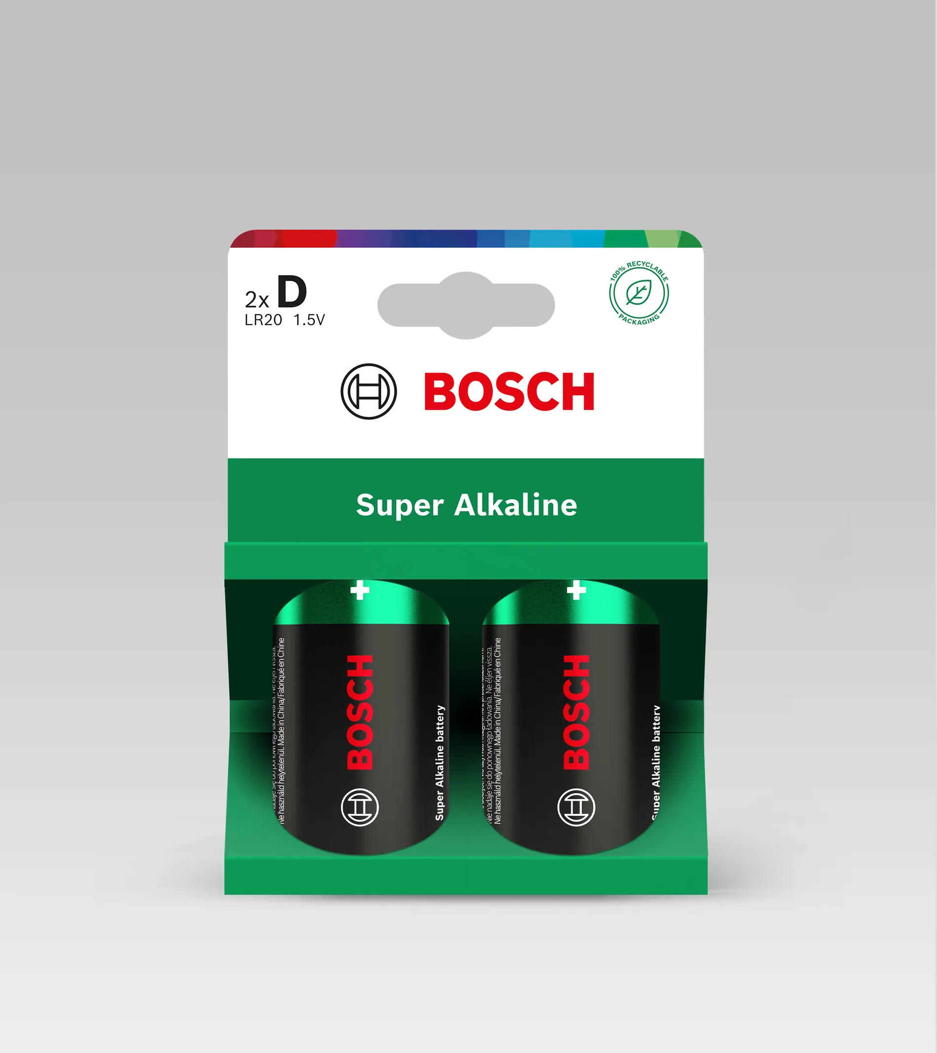 Bosch Super Alkaline-batterier D