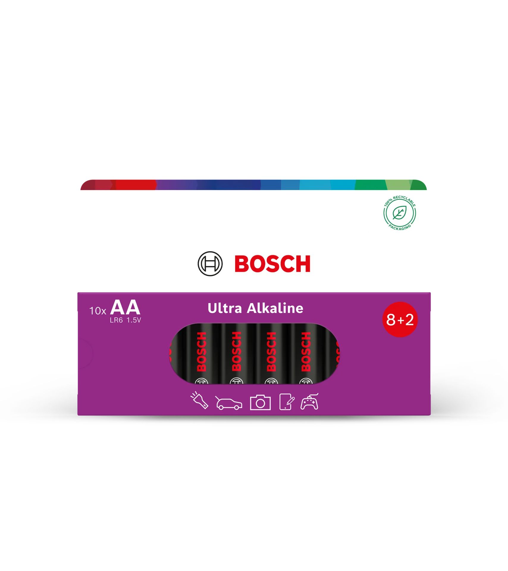 Bosch Ultra Alkaline AA 10-pak